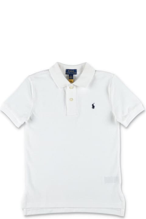 Ralph Lauren for Kids Ralph Lauren Logo Detailed Short-sleeved Polo Shirt