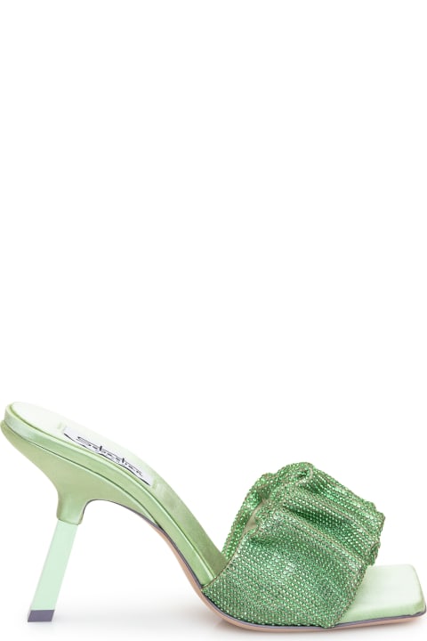 Cher Crystal Mule Sandal