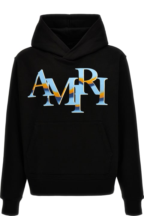 Fleeces & Tracksuits for Men AMIRI 'staggered Chrome' Hoodie