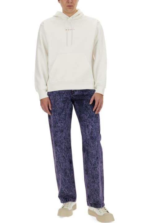 Jeans for Men Marni Marbled Effect Jeans