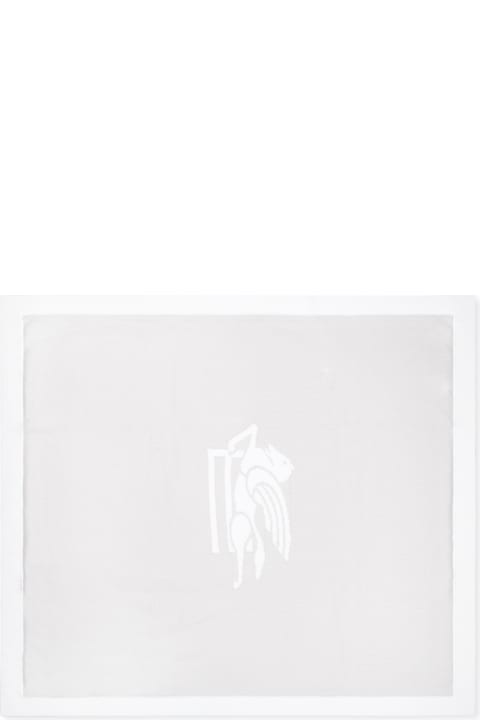 Etro Accessories & Gifts for Baby Girls Etro Grey Blanket Set For Babykids With Pegaso