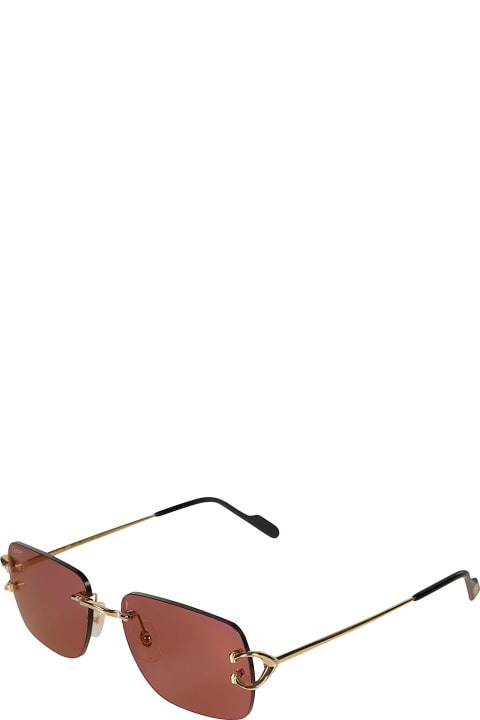 Cartier Eyewear Accessories for Men Cartier Eyewear Rectangular Sunglasses Sunglasses