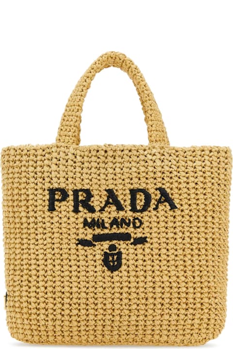 حقائب توتي لـ السيدات Prada Straw Handbag