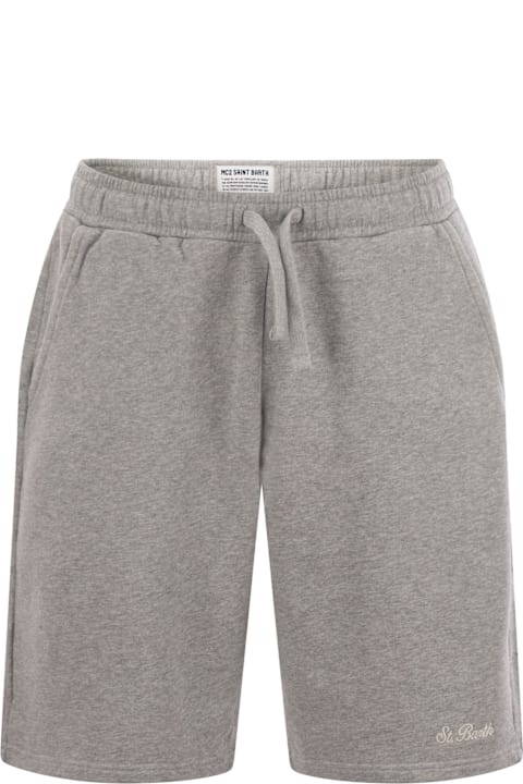 MC2 Saint Barth Pants for Men MC2 Saint Barth Randle - Cotton Fleece Bermuda Shorts