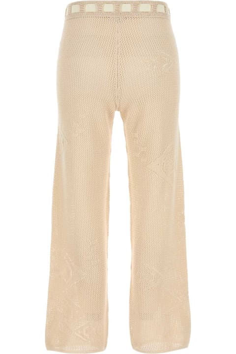 Bode Clothing for Women Bode Beige Crochet Pant