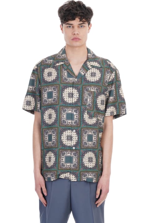 Jeremy Shirt In Green Viscose