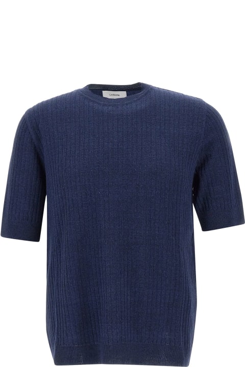Sweaters for Men Lardini Linen And Cotton T-shirt