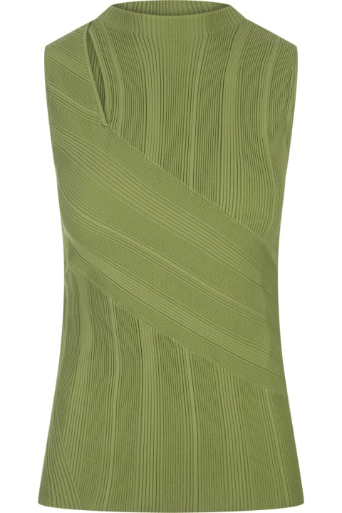 Diane Von Furstenberg Clothing for Women Diane Von Furstenberg Artemesia Top In Military Green