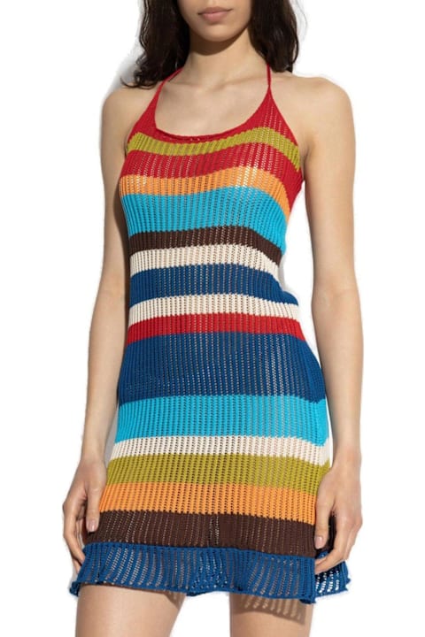 Dsquared2 Dresses for Women Dsquared2 Summer Lovers Striped Knitted Dress
