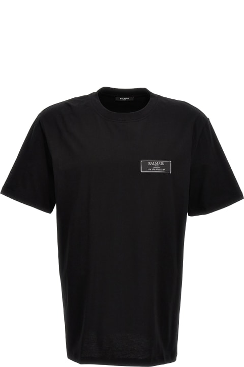 Balmain Clothing for Men Balmain Logo Label T-shirt