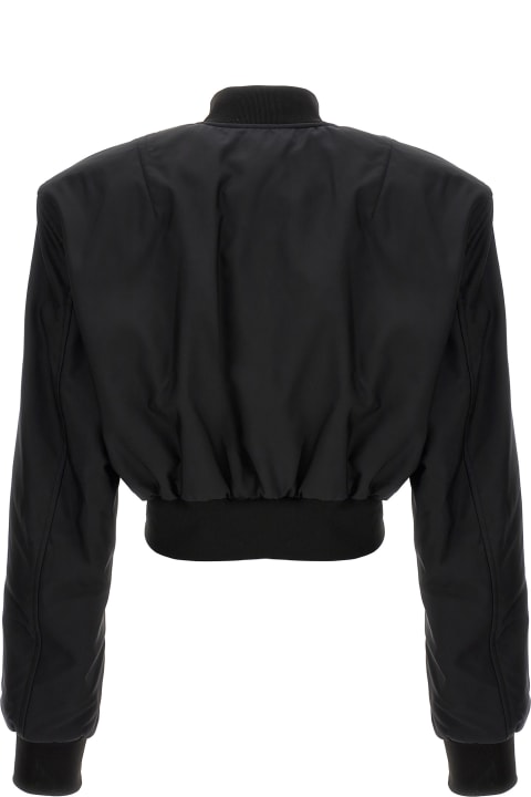 WARDROBE.NYC Coats & Jackets for Women WARDROBE.NYC Cropped Bomber Jacket