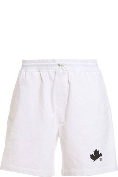 Homeware Dsquared2 Dsqaured2 D2 Leaf Shorts