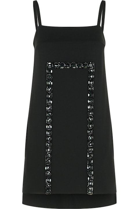 Max Mara for Women Max Mara Aversa '1234' Dress In Black Cady