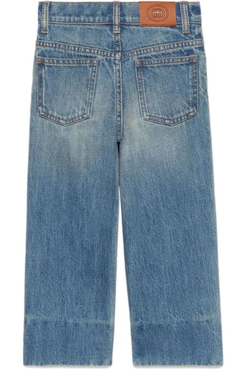 Gucci for Girls Gucci Gucci Kids Jeans Blue