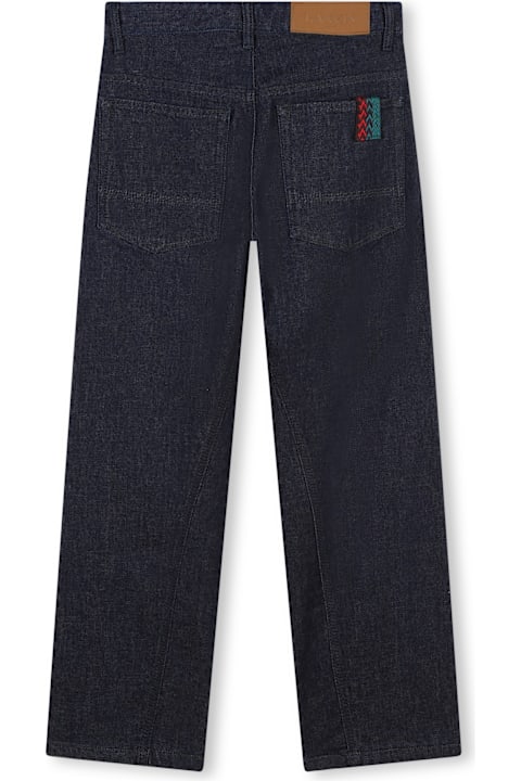 Lanvin for Kids Lanvin Jeans Con Stampa