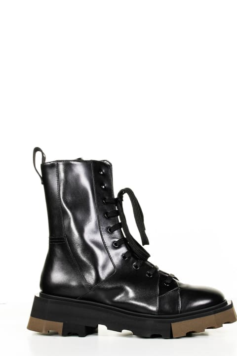 Biker Boot With Two-tone Bottom