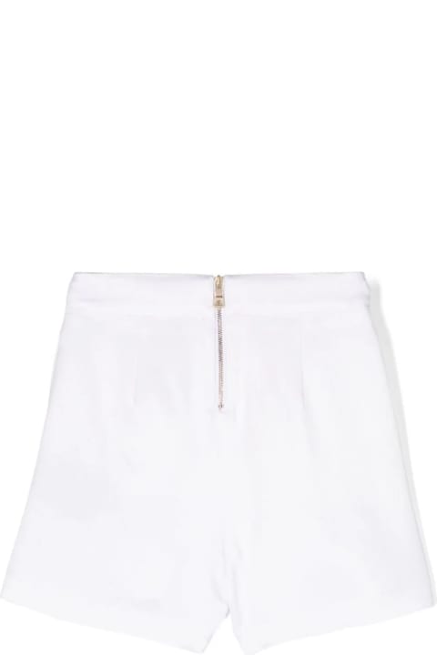 Bottoms for Girls Balmain Balmain Shorts White