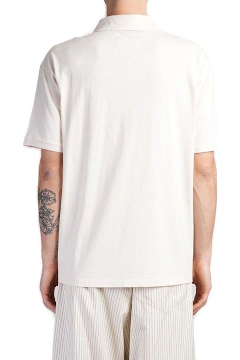 Maison Margiela لـ Kids Maison Margiela Straight Hem Polo Shirt