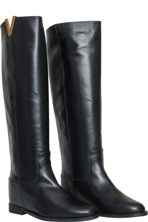 Boots for Women Via Roma 15 V Gold Boots
