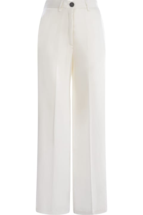 Forte_Forte for Women Forte_Forte Trousers Forte Forte "my Pants" In Silk Satin