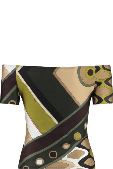Pucci for Women Pucci Technical Fabric Crop Top