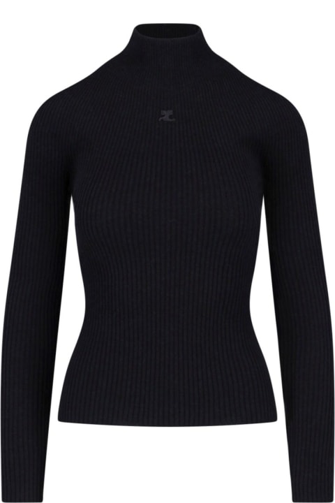 Courrèges for Women Courrèges Ribbed Turtleneck Sweater