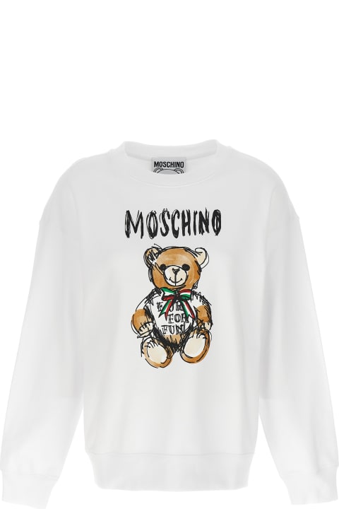 Moschino Women Moschino 'teddy Bear' Sweatshirt