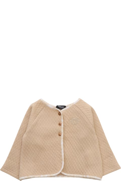 Versace Sweaters & Sweatshirts for Baby Girls Versace Versace Quilted Jersey