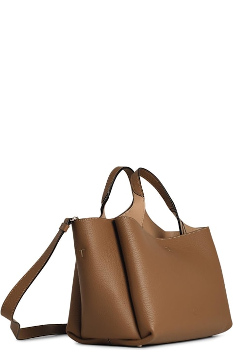 أدوات منزلية Tod's Apa Small Brown Leather Bag