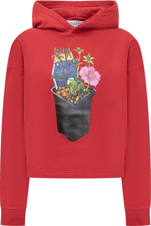 Fleeces & Tracksuits for Women J.W. Anderson Flower Pot Hoodie