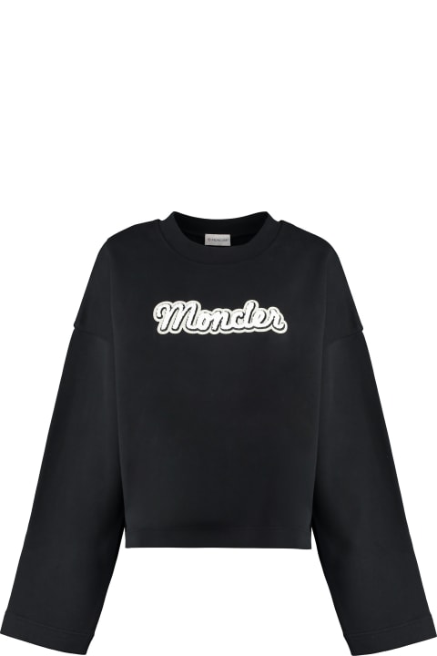 Moncler Clothing for Women Moncler Cotton Crew-neck Sweatshirt