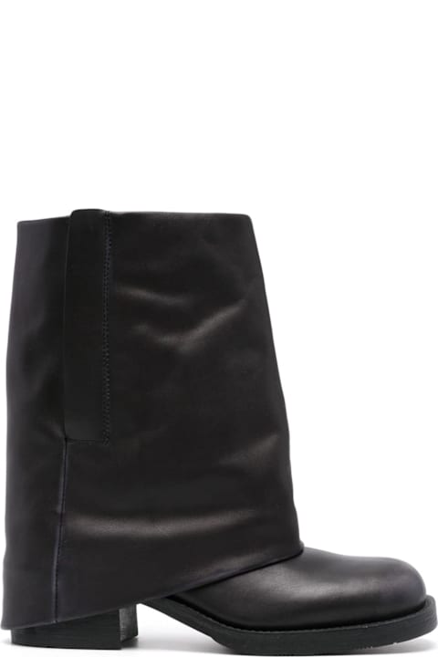 Fashion for Women Ash Black Calf Leather Tijuana Boots