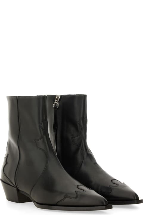 aeyde أحذية برقبة لـ السيدات aeyde Leather Boot