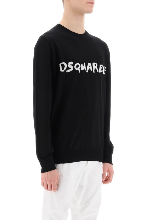 Dsquared2 for Men Dsquared2 Textured Logo Sweater