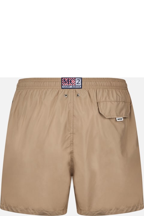 أدوات منزلية MC2 Saint Barth Man Lightweight Fabric Beige Swim Shorts Lighting Pantone | Pantone® Special Edition