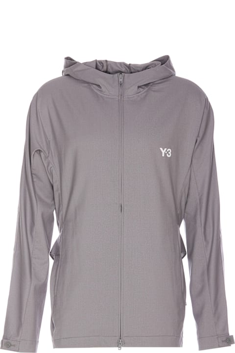 Y-3 Sweaters for Men Y-3 Red Wo Hooded Sweatshirt