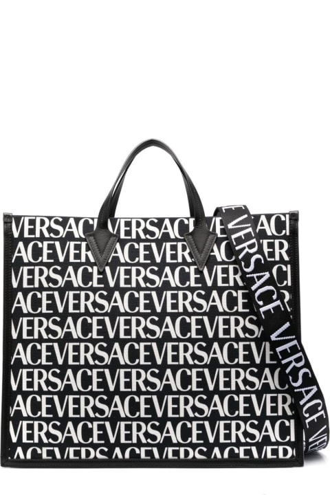 Shopper In Canvas Versace On Repeat