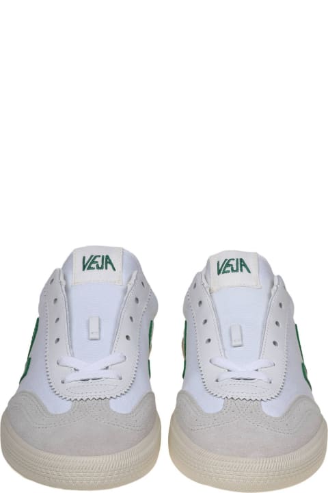 Veja Sneakers for Men Veja Volley Sneakers In Canvas Color White/green