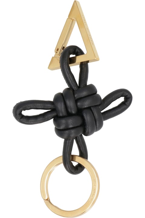 Bottega Veneta Accessories for Women Bottega Veneta Triangle Leather Keyring