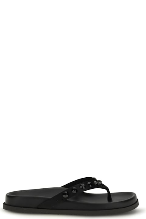 Pedro Garcia Thong Sandal With Small Studs