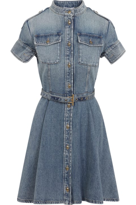 Alexander McQueen Denim Dress