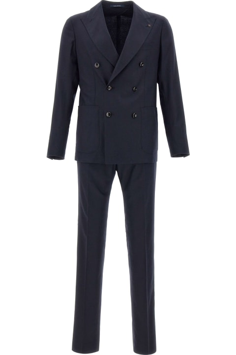 Suits for Men Tagliatore Wool And Cashmere Suit