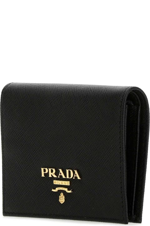 Fashion for Women Prada Black Leather Wallet