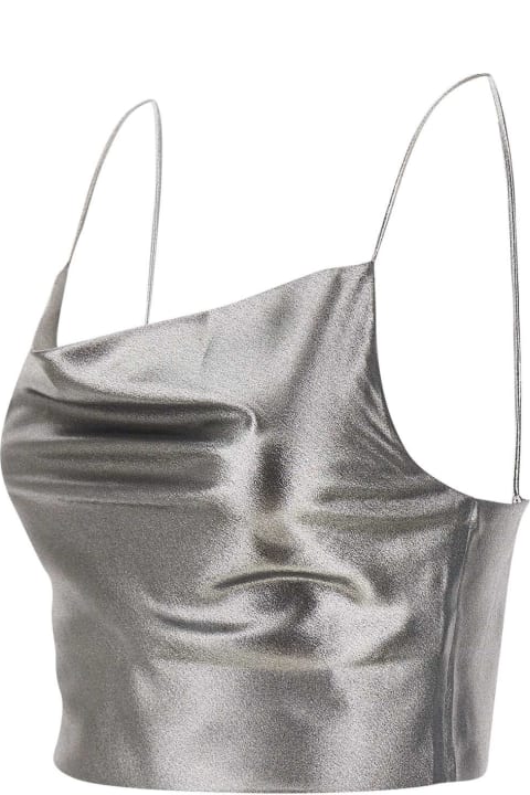 Rotate by Birger Christensen for Women Rotate by Birger Christensen "metallic Crop" Top