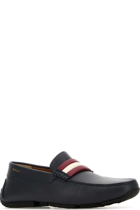 Bally Loafers & Boat Shoes for Men Bally Midnight Blue Leather Placyd Loafers