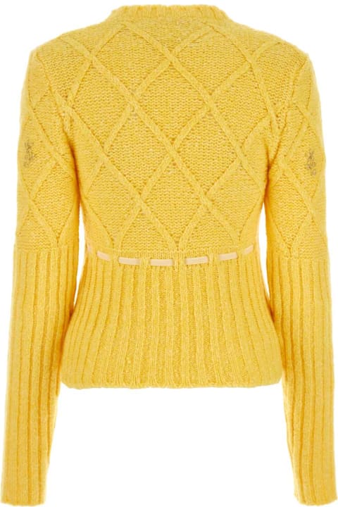 Cormio Clothing for Women Cormio Yellow Wool Blend Sweater