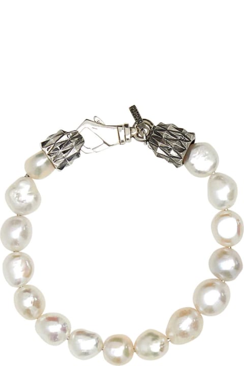 Emanuele Bicocchi Jewelry for Men Emanuele Bicocchi Pearls Bracelet