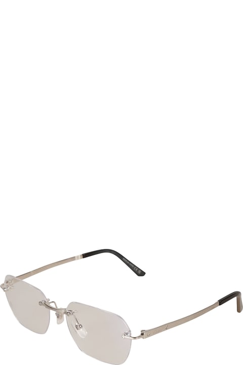 Cartier Eyewear Eyewear for Women Cartier Eyewear Clear Classic Frameless Sunglasses Sunglasses