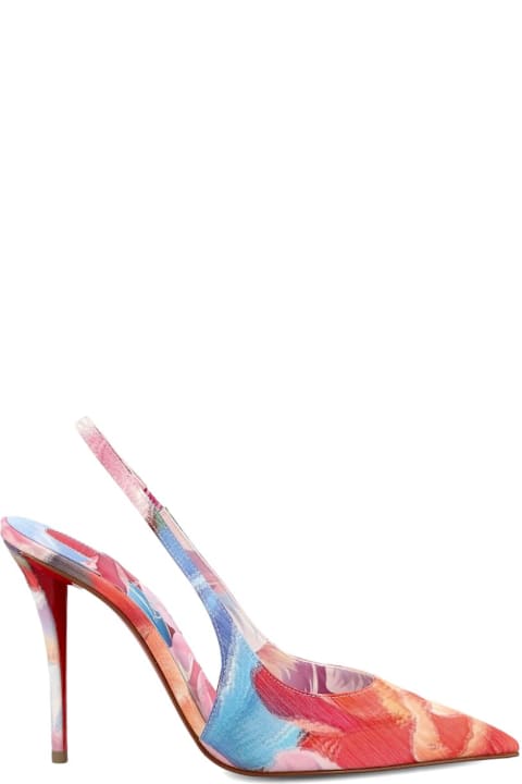 Christian Louboutin Miss Z Peony Print Pumps