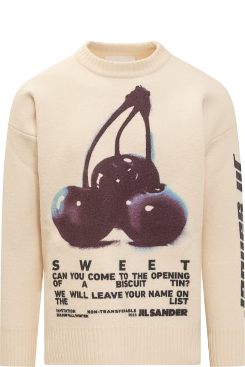 Jil Sander Sweaters for Men Jil Sander Jersey With Embroidery